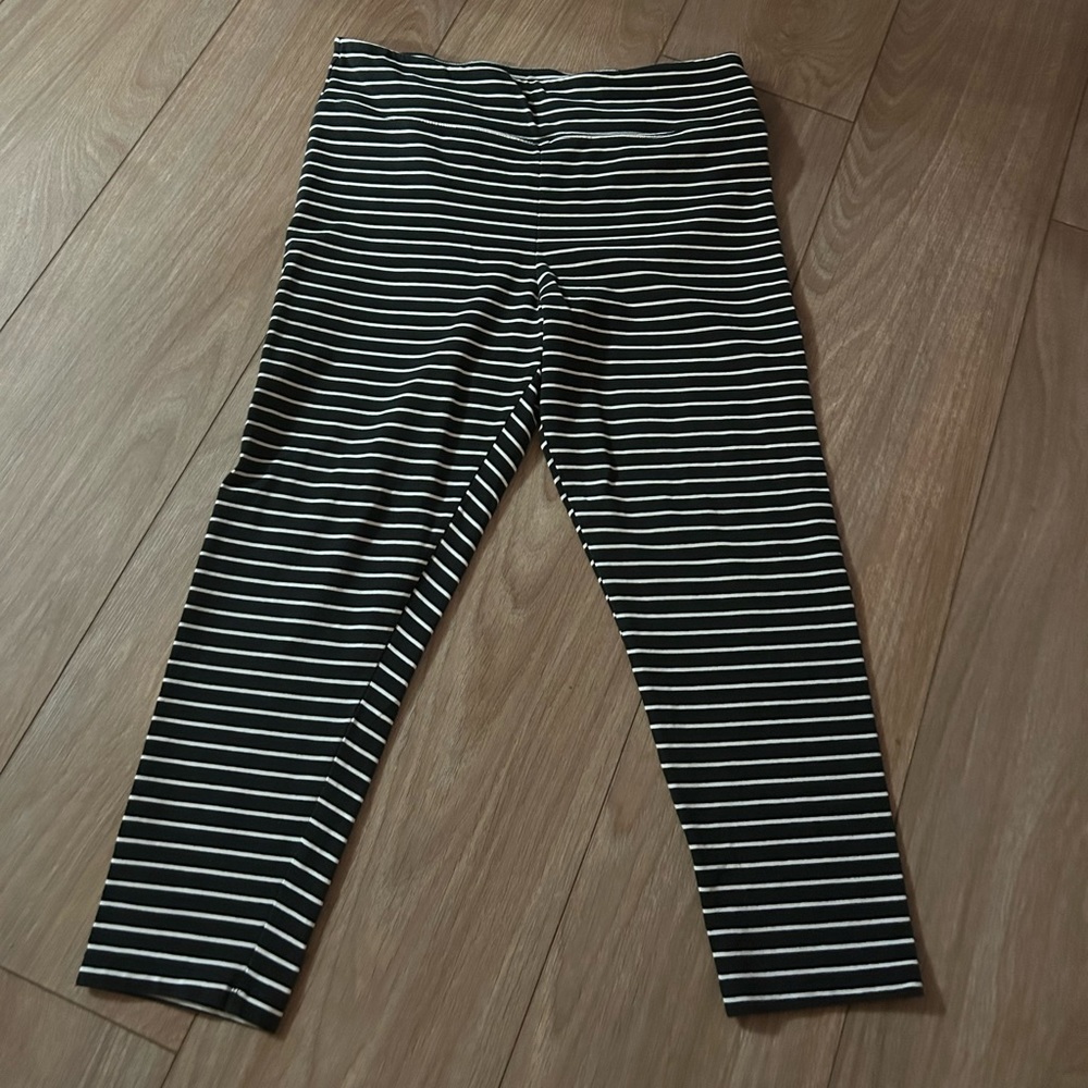 J. Crew Cropped Stripe Leggings